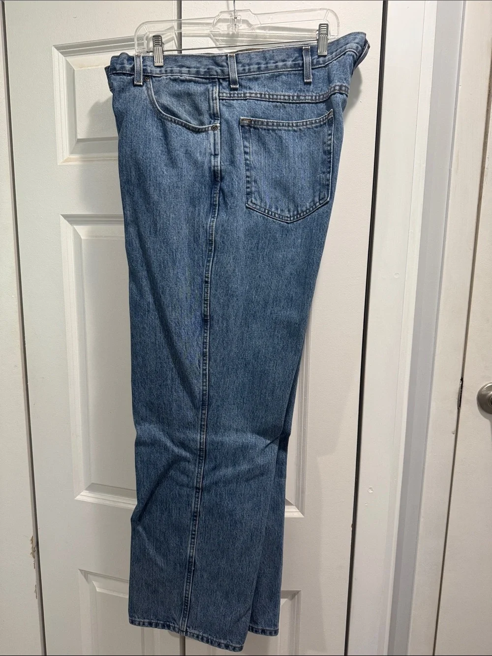 RedHead Men's Relaxed Straight-Leg Jeans in Blue Denim 42x32